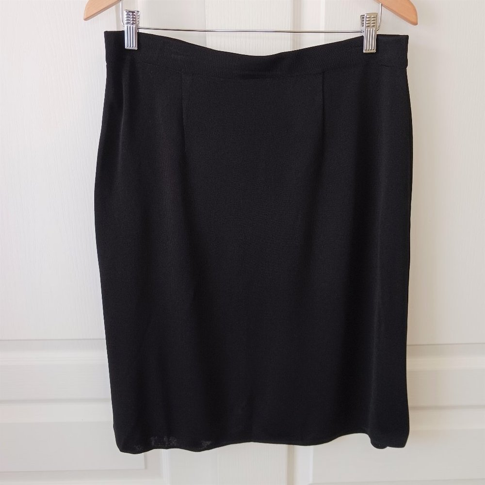 Misook Women's Black Straight Skirt Size XL
